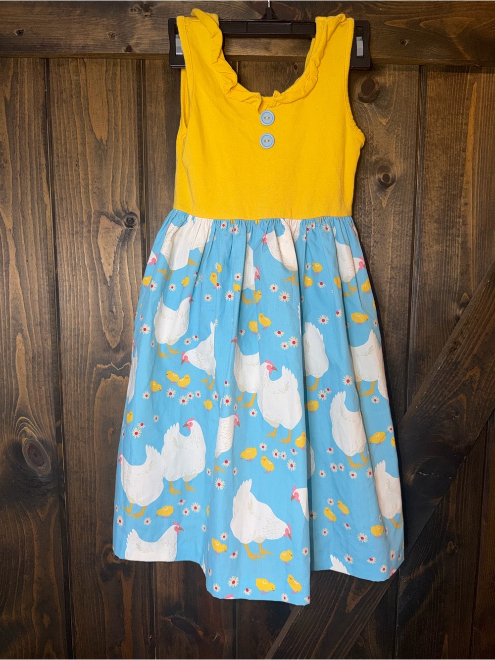Eleanor Rose Sleeveless Chicken Dress
